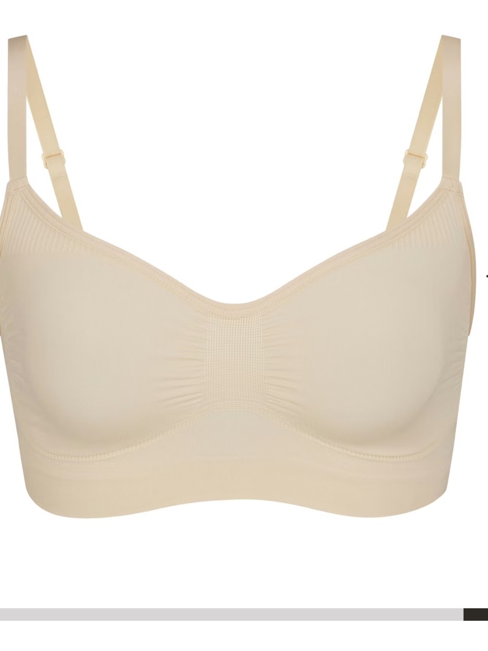 Skims seamless sculpt bralette sand NWOT